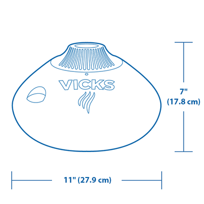 Vicks warm steam vaporizer 5.7L - Okotoks HC Pharmacy