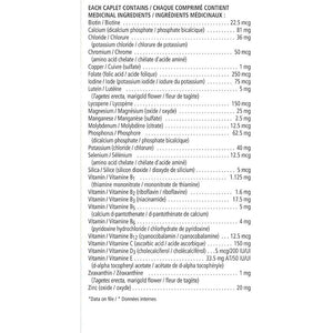 Medicinal ingredients list on a product packaging - okotoks hc pharmacy