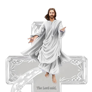 Statue of Jesus figure on a white background - okotoks hc pharmacy