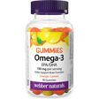 Bottle of Webber Naturals Omega-3 Gummies with a purple cap on a white background - okotoks hc pharmacy