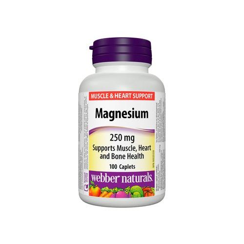 Webber Naturals magnesium supplement bottle on a white background - okotoks hc pharmacy