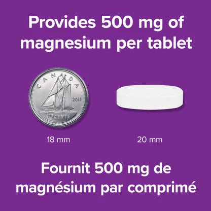 Webber Naturals Magnesium 500mg - 60 Tablets - okotoks hc pharmacy