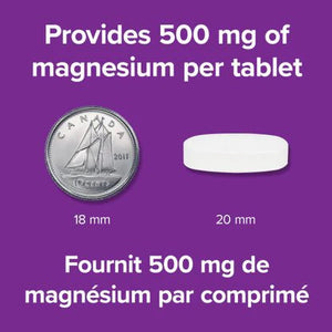 Webber Naturals Magnesium 500mg - 60 Tablets - okotoks hc pharmacy