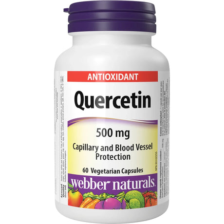 Webber Naturals Quercetin 500 mg - 60 Capsules - okotoks hc pharmacy